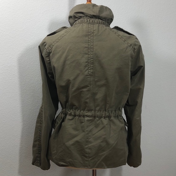 Gap Cotton Funnel Utility Jacket {kale} - Picture 7 of 8